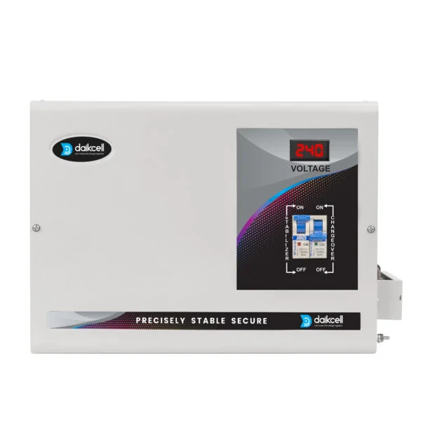 daikcell 3 KVA 90V-300V Mainline Heavy Duty Voltage Stabilizer for Home 2400W - Single Phase