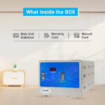 daikcell 10 KVA COPPER 170V-350V Mainline Heavy Duty Voltage Stabilizer For Home 8000W for Single Phase - DSR037