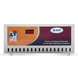 daikcell 7.5 KVA COPPER 90V-300V Mainline Heavy Duty Voltage Stabilizer For Home - 6000W - 30 Amps Load- Single Phase