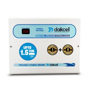 4 KVA 90V-300V Digital Voltage Stabilizer for All Inverter and Non-Inverter AC along with Digital Display & Intelligent Time Delay System Upto 1.5,Ton AC  - 3200W