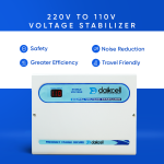 daikcell 1500 watt 220v to 110v digital stepdown transformer voltage converter for US appliances in India - 5 Year Replacement Warranty - DSR033