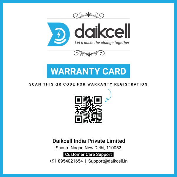 daikcell 10 KVA COPPER 130V-300V Mainline Heavy Duty Voltage Stabilizer for Home 8000W - 40 Amps Load - Single Phase - DSR043 - White