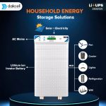 3 in 1 inbuilt Lithium-ion Inverter Battery for Home | Solar+Electricity Charging |  Pure Sinewave 2500 VA/24V | 2560 Wh with 13.6 Year Life | 5 Year Replacement Warranty - 2.5KVA ( Runs 1 HP Motor )