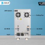 daikcell 2 in 1 inbuilt Lithium-ion Inverter Battery  | Pure Sinewave 2500 VA/24V | 2560 Wh with Upto 13.6 Year Life | 5 Year Replacement Warranty - 2.5KVA ( Runs Even 1 HP Motor )