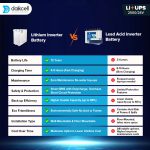 daikcell 2 in 1 inbuilt Lithium-ion Inverter Battery  | Pure Sinewave 2500 VA/24V | 2560 Wh with Upto 15 Year Life | 5 Year Replacement Warranty - 2.5KVA ( Runs Even 1 HP Motor )