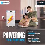 3 in 1 inbuilt Lithium-ion Inverter Battery for Home | Solar+Electricity Charging |  Pure Sinewave 2500 VA/24V | 2560 Wh with 15 Year Life | 5 Year Replacement Warranty - 2.5KVA ( Runs 1 HP Motor )