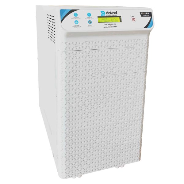 daikcell 2 in 1 inbuilt Lithium-ion Inverter Battery  | Pure Sinewave 2500 VA/24V | 2560 Wh with Upto 13.6 Year Life | 5 Year Replacement Warranty - 2.5KVA ( Runs Even 1 HP Motor )