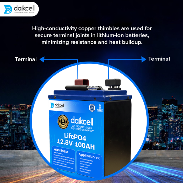 daikcell Chargon 12V Lithium ion Inverter Battery for Home | Solar Compatible | 1280 Wh with 15 Year Life | More Backup Than 160Ah+ Acid Battery | Works with Any Normal Inverter | 1+4 Years Warranty