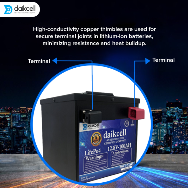 daikcell Chargon 12.8V Lithium ion Inverter Battery for Home | Solar Compatible | 1280 Wh with 15 Year Life | More Backup Than 180Ah+ Acid Battery | Works with Any Normal Inverter | 1+4 Years Warranty