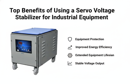 Benefits of Using a Servo Voltage Stabilizer for Industrial Equipment