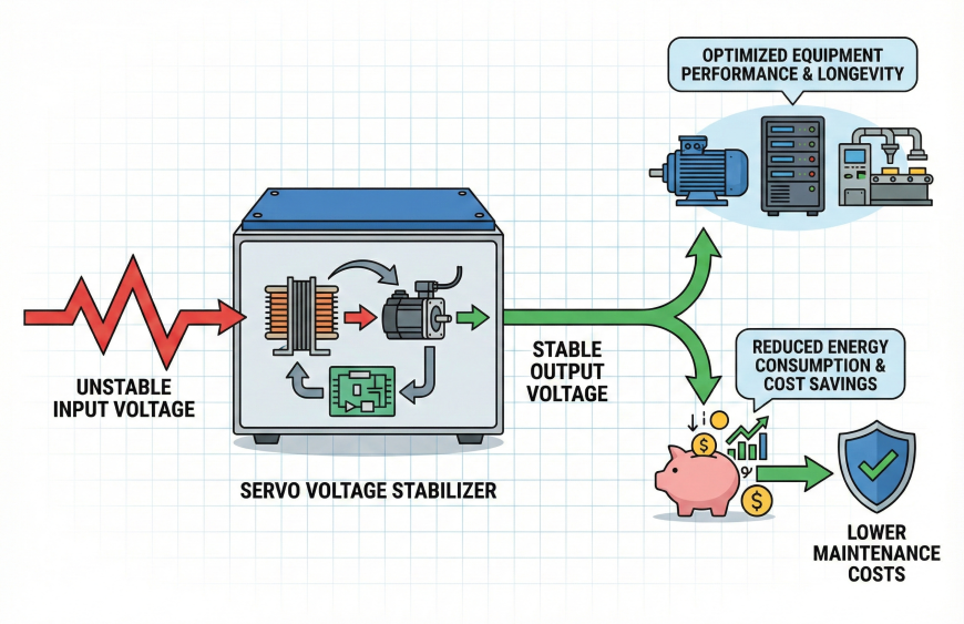 Energy Efficiency and Cost Savings with Servo Voltage Stabilizers