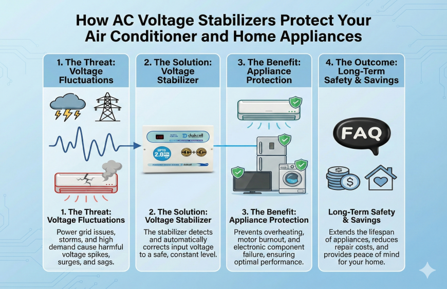How AC Voltage Stabilizers Protect Your Air Conditioner and Home Appliance