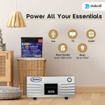 Inverter & Battery Combo for Home, Shop & Office | 1100VA Pure Sine Wave + 12.8V 100AH Lithium ion Universal Battery | More Backup Than 180Ah+ Lead-Acid Battary with 5 Years Warranty