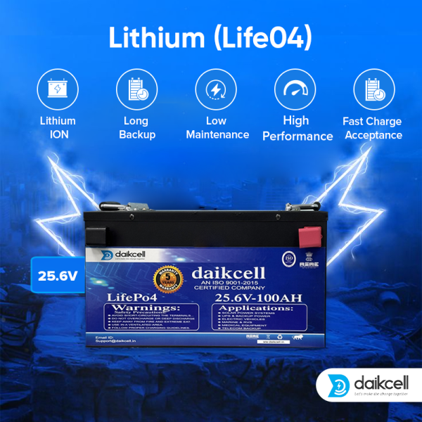 Chargon 25.6V Lithium-ion Inverter Battery for Home, Solar Compatible, 2580 Wh with 15 Year Life, More Backup Than 2×180Ah+ Acid Battery, Works with Any Normal Inverter