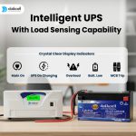 Lithium Inverter & Battery Combo for Home, Shop & Office | 2000VA Pure Sine Wave + 25.6V Lithium ion Universal Battery | More Backup Than 2 x 180Ah+ Lead-Acid Battery | 1+4 Years Warranty